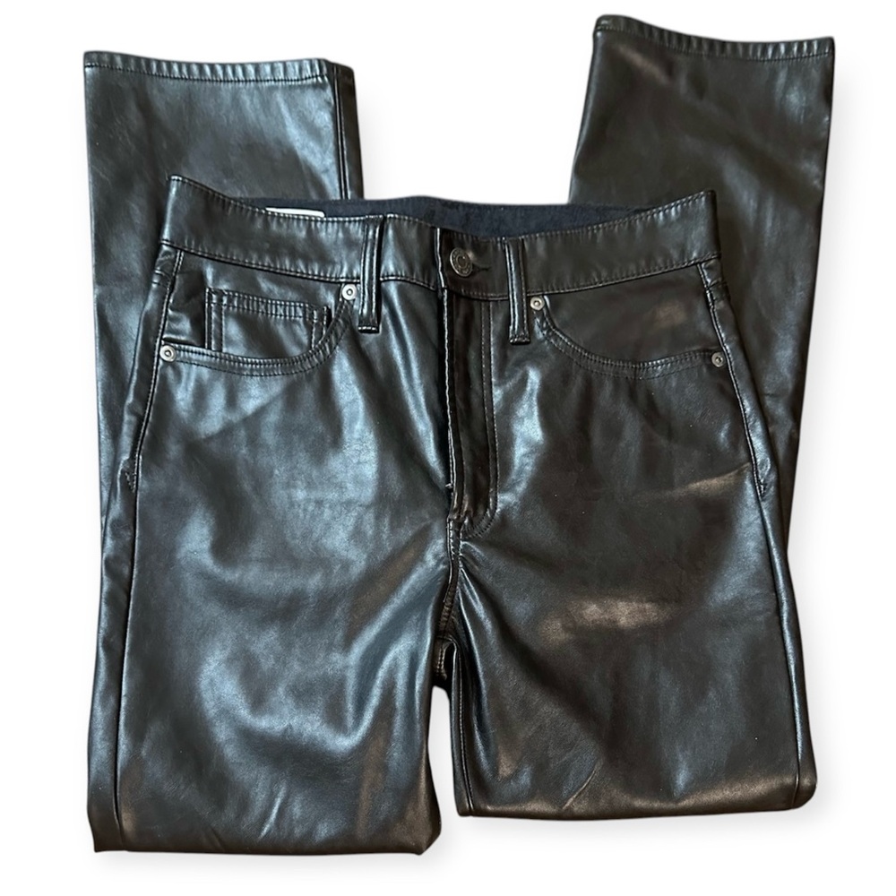 Gap Vintage Slim High Rise Vegan Leather Pants